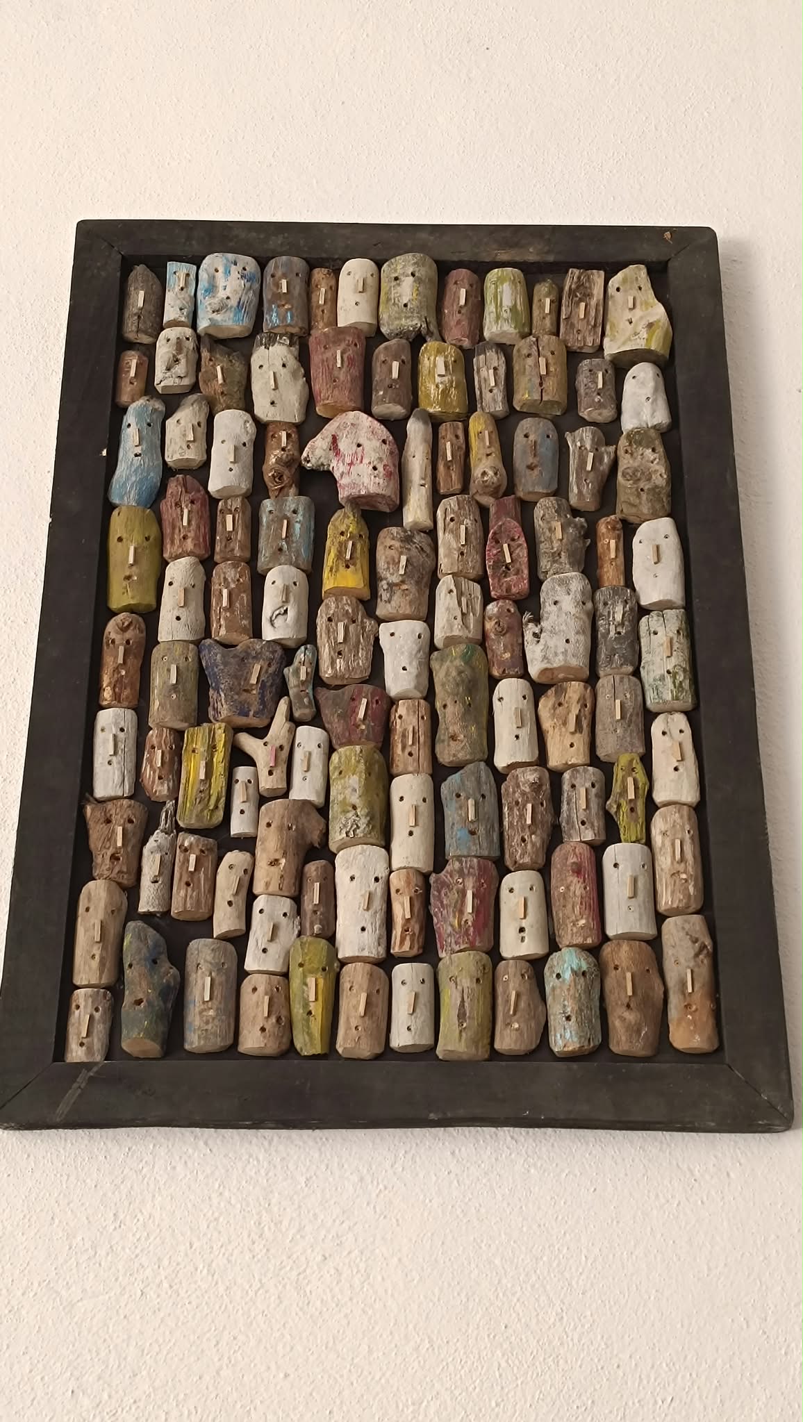 El Yapımı Ahşap Figürlü 3D Duvar Tablosu | Otantik Ahşap Sanat Pano